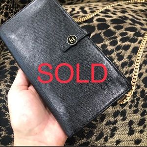 SOLD Chanel Chained Wallet Purse